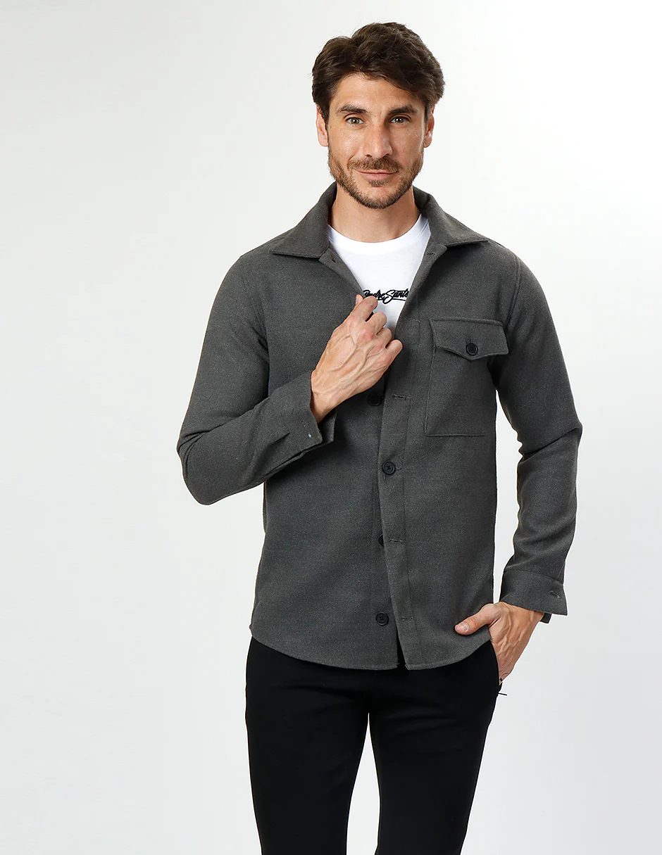 Sobre Camisa Gris - Image 4